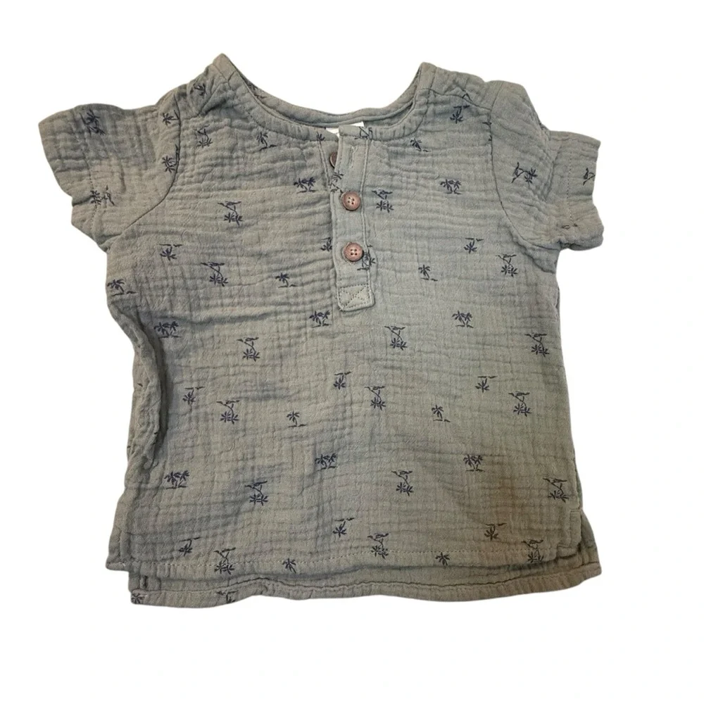 Carters‎ Baby Outfit Set 3 Month Green Palm Tree 2 Piece Set NWT